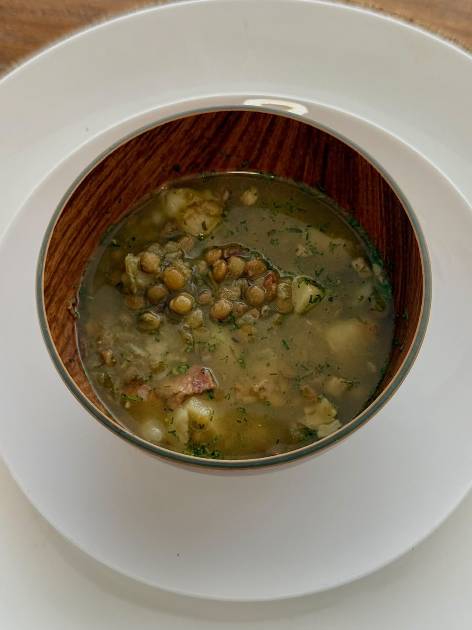 Sopa de lentejas